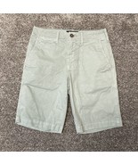 American Eagle Shorts Mens 26 Classic Extreme Flex Pale Green Chinos Fla... - £14.76 GBP