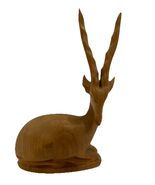Vintage Hand Carved Kudu African Animal 7&quot; - $528.81 MXN