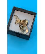 Vintage Glass Bulb Bow Brooch - $26.73