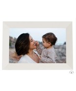 Aura Digital Picture Frame White Photo Carver Stone 1280 x 800 HD Display - $2,795.80 MXN