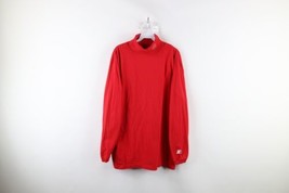 Vintage 90s Starter Mens Large Faded University of Wisconsin Turtleneck T-Shirt - £31.10 GBP
