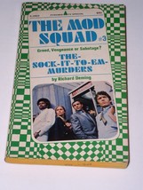 The Mod Squad Television Paperback Book Vintage 1968 The Sock It To Em M... - $9.99