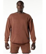 Alphalete Men’s Terry Oversized Pullover- Bloodstone , Size Small - £28.72 GBP