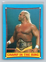 Champ in the Ring #37 1987 Topps WWF Hulk Hogan Hulkamaniacs - £1.95 GBP