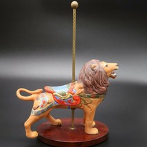 Circus Lion Franklin Mint Treasury Of Carousel Art Porcelain 1988 - £31.89 GBP