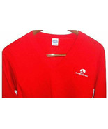 Vintage Eastern Airlines Red Healthknit V-Neck Long Sleeve Sweatshirt M ... - €26,01 EUR