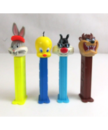 Lot of 4 Looney Tunes Pez Dispensers Taz, Sylvester, Tweety, &amp; Bugs Bunn... - $221.48 MXN
