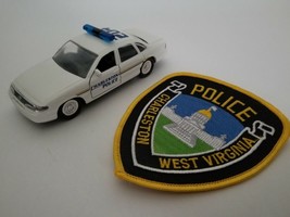 Roadchamps 1:43 Diecast Police Cruiser and Agency Police Patch (Charleston, WV) - £33.13 GBP