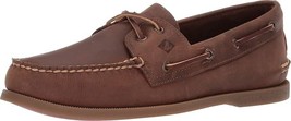 Sperry Men&#39;s A/O 2 Eye Pullup Brown Leather Boat Shoes New in Box Size 8.5 - $69.29