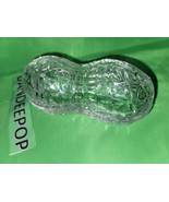 Vintage 3D Crystal Covered Peanut Container Serenade Candy Dish Godinger - £27.12 GBP