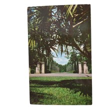 Postcard Famous Entrance To Hialeah Race Course&#39;s New Club Miami Fl Chrome - $6.98