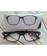 Ultra-Thin Aspheric Lenses ~ Black Plastic ~ +3.00 ~ Reading Glasses w/C... - £17.72 GBP