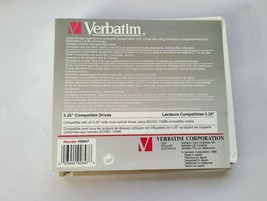 2048B/S Verbatim 5.25 8X Cc Worm Optical 5.2GB 1-Pack - £11.78 GBP