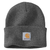 Carhartt A18CLH Men&#39;s Knit Cuffed Beanie- Coal Heather, One Size - $39.00