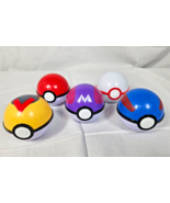 Nintendo Pokemon Pokeball Lot ShoPro Jakks Pop Out Ultra Master Premier ... - €11,32 EUR