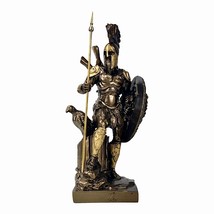 Ares Mars Greek Roman God of War Statue Sculpture Figurine Bronze Effect - £38.54 GBP