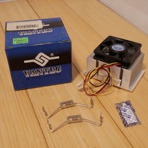 NOS Vantec Pentium 4 Willamette Socket 423 CPU Aluminum Cooler up to 1.5GHz - $32.71