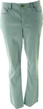 NYDJ Desert Willow Green Sheri Slim Lift &amp; Tuck Denim Jeans Plus Size 28... - £61.07 GBP