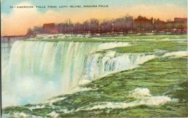 VTG Postcard, American Falls from Luna Island, Niagara Falls - $5.84