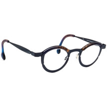 Theo Eyeglasses Piece 436 Metallic Dark Blue Round Metal Frame 40[]24 140 - £393.21 GBP