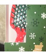 Unbrush Mini Holiday Hair Brush SLEIGH RIDE RED - New - $7.94