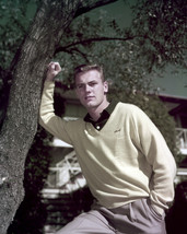 Tab Hunter handsome portrait in polo sweater 11x14 Photo - £11.78 GBP