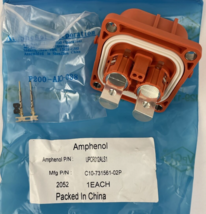 OEM AMPHENOL INDUSTRIAL UPCR012ALS1 Meg P/N C10-731561-02P High Power Co... - $19.79