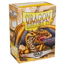Arcane Tinmen ATM11006 DP Dragon Shield Matte  Pack of 100 - Gold - $33.67