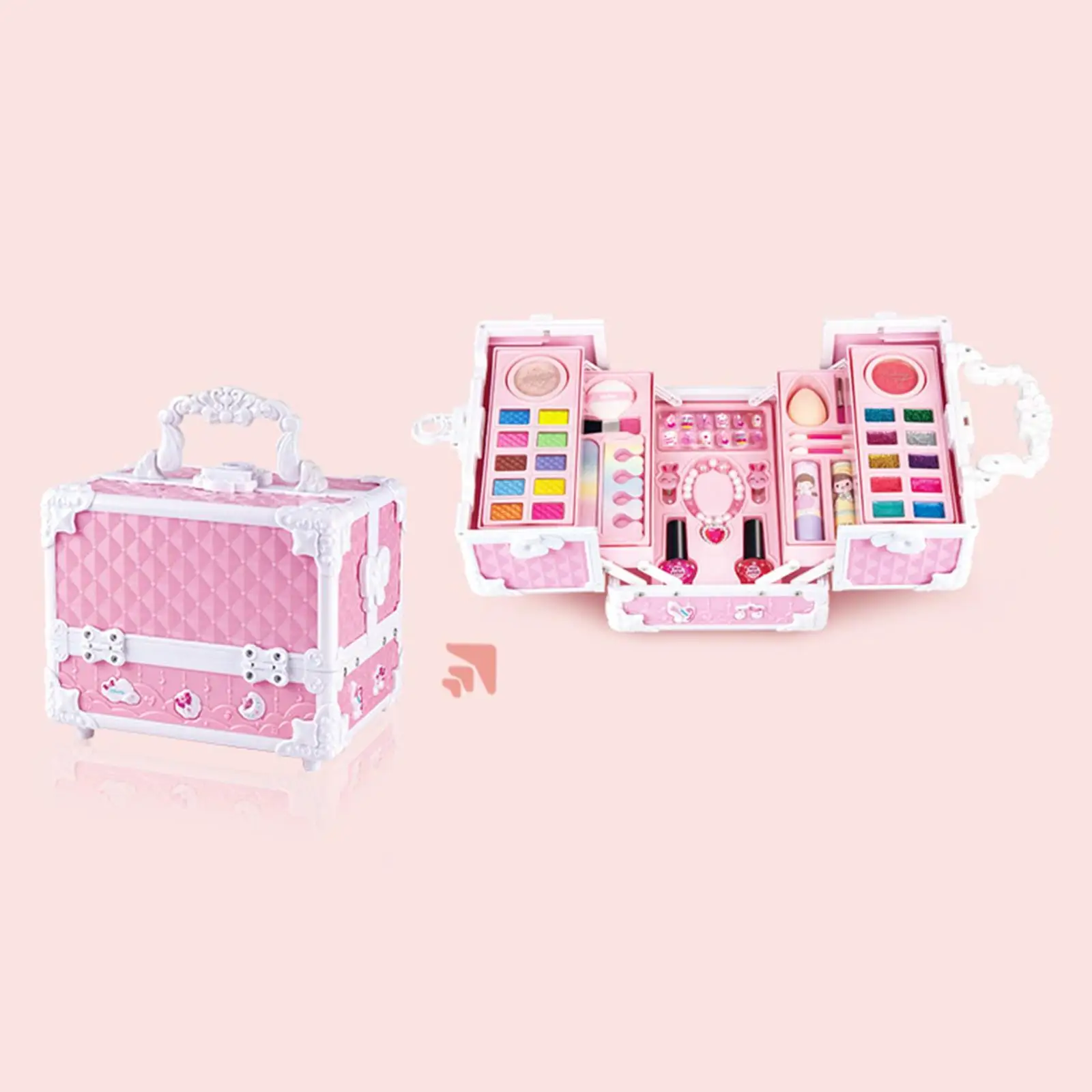 Makeup Toy Kits Pretend Cosmetic Makeup Accessories Role Playing Pretend Makeup - £35.66 GBP