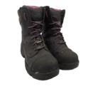 Wolverine Women&#39;s 8&quot; Condor Composite Toe Waterproof Boots Black Purple ... - £45.02 GBP
