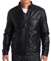 Hidesoulsstudio Men Black Real Leather Jacket for Men #74 - $139.99