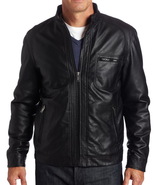 Hidesoulsstudio Men Black Real Leather Jacket for Men #74 - £110.61 GBP