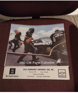 Actual DALE EARNHARDT CHEVROLET in Newton NC-  DEALERSHIP 1993 CALENDAR - $349.38 MXN