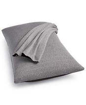 Calvin Klein Steve Collection Modern Cotton Modal Pillow Sham Pair- King - £28.77 GBP