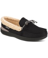 isotoner Mens Faux Suede Memory Foam Moccasin Slippers, BLACK, SIZE XXL ... - €18,25 EUR