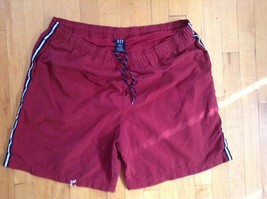 Gap Men&#39;s Red  Swimming Trunks/Shorts  Size XL 38-41 With Lining - $9.89