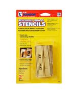 Stencil Set-Numbers 2&quot; Brass 15Pcs. - $422.43 MXN