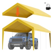 VEVOR Carport Replacement Canopy Cover 10 x 20 ft, Garage Top Tent Shelt... - $2,227.52 MXN