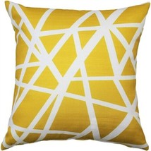 Pillow Decor - Bird&#39;s Nest Yellow Throw Pillow 20X20 (PD2-0050-07-20) - £39.92 GBP
