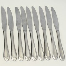 Oneida Joanne Dinner Knives 9 1/2&quot; Stainless Lot of 9 - $295.33 MXN