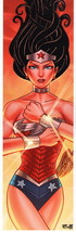 Rich Bernatovech SIGNED DC Comic JLA Art Print ~ Wonder Woman - $29.69