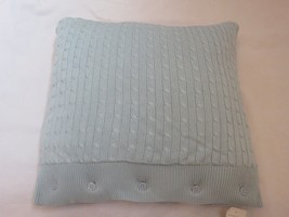 Ralph Lauren Cable knit PALMER Oxford Blue Decorative Pillow NWT - £49.86 GBP