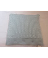 Ralph Lauren Cable knit PALMER Oxford Blue Decorative Pillow NWT - $86.21 CAD