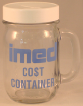 imed &quot;CO$T Container&quot; Glass Mug Bank  - £5.32 GBP