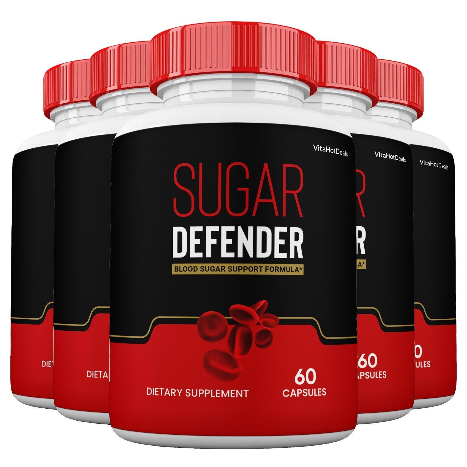 5 Pack Sugar Defender Pills Official Sugar Defender 24 Max Strength
