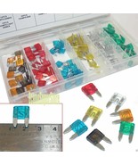 120 PC Mini Assorted Car Fuse Color Coded Fuse Replacement Kit Auto SUV ... - $7.96