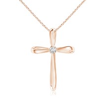 Authenticity Guarantee

ANGARA 0.06 Ct Twisted Cross Pendant Necklace with Di... - £463.26 GBP