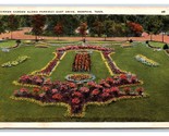 Sunken Garden Parkway East Drive Memphis Tennessee TN WB  Postcard V9 - £2.33 GBP