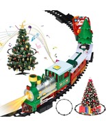 Christmas Electric Train Set Around The Christmas Tree Train Toy Set wit... - $95.27