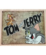 Tom &amp; Jerry, Retro Panel, Horizonal metal sign, 12 x 16, USA H1855 - $375.15 MXN